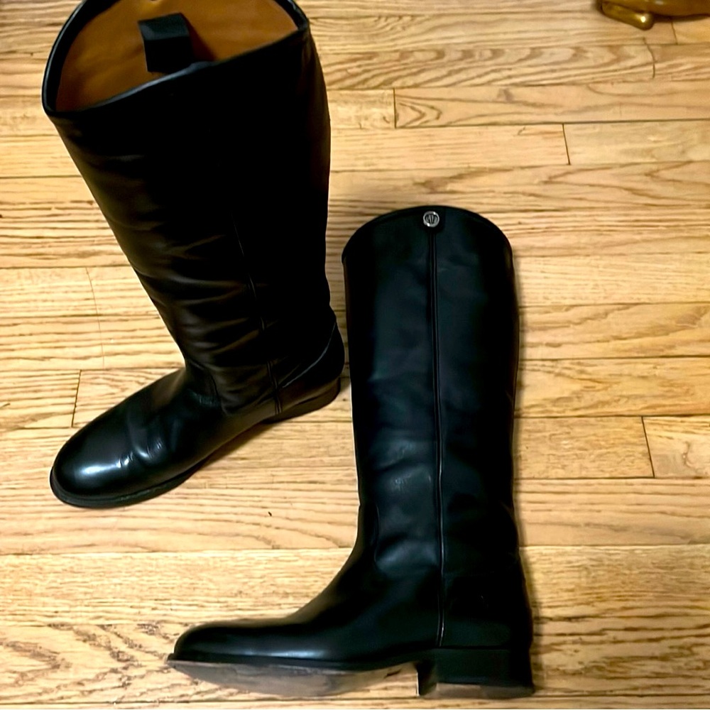 Like New Black Melissa Frye Boots size 7 - Picture 4 of 8